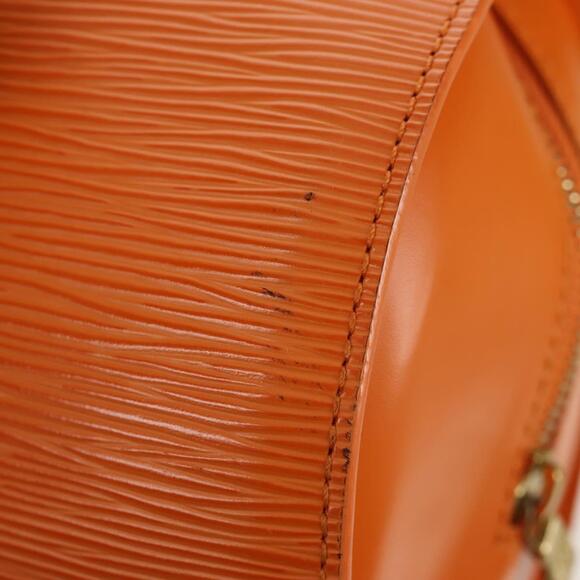 LOUIS VUITTON Epi Soufflot Hand Bag Orange Mandarin M5222H LV Auth 160837V